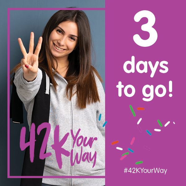 42k Your Way - 3 Days to Go