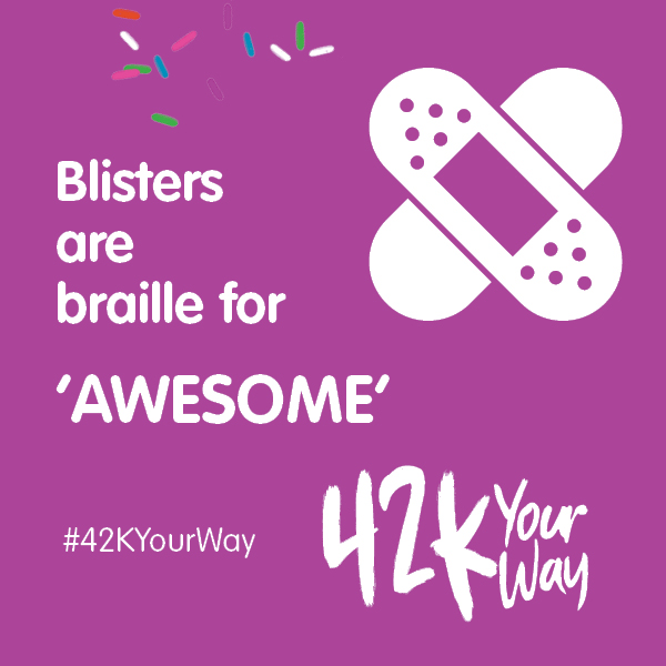 42k Your Way - Blisters