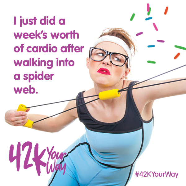 42k Your Way - weeks worth of cardio